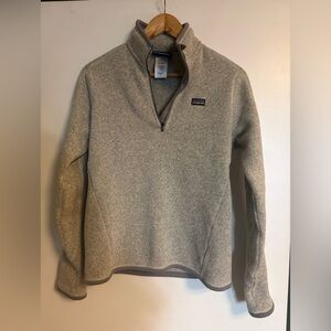 Patagonia Half-Zip Fleece Sweater — Heather Gray